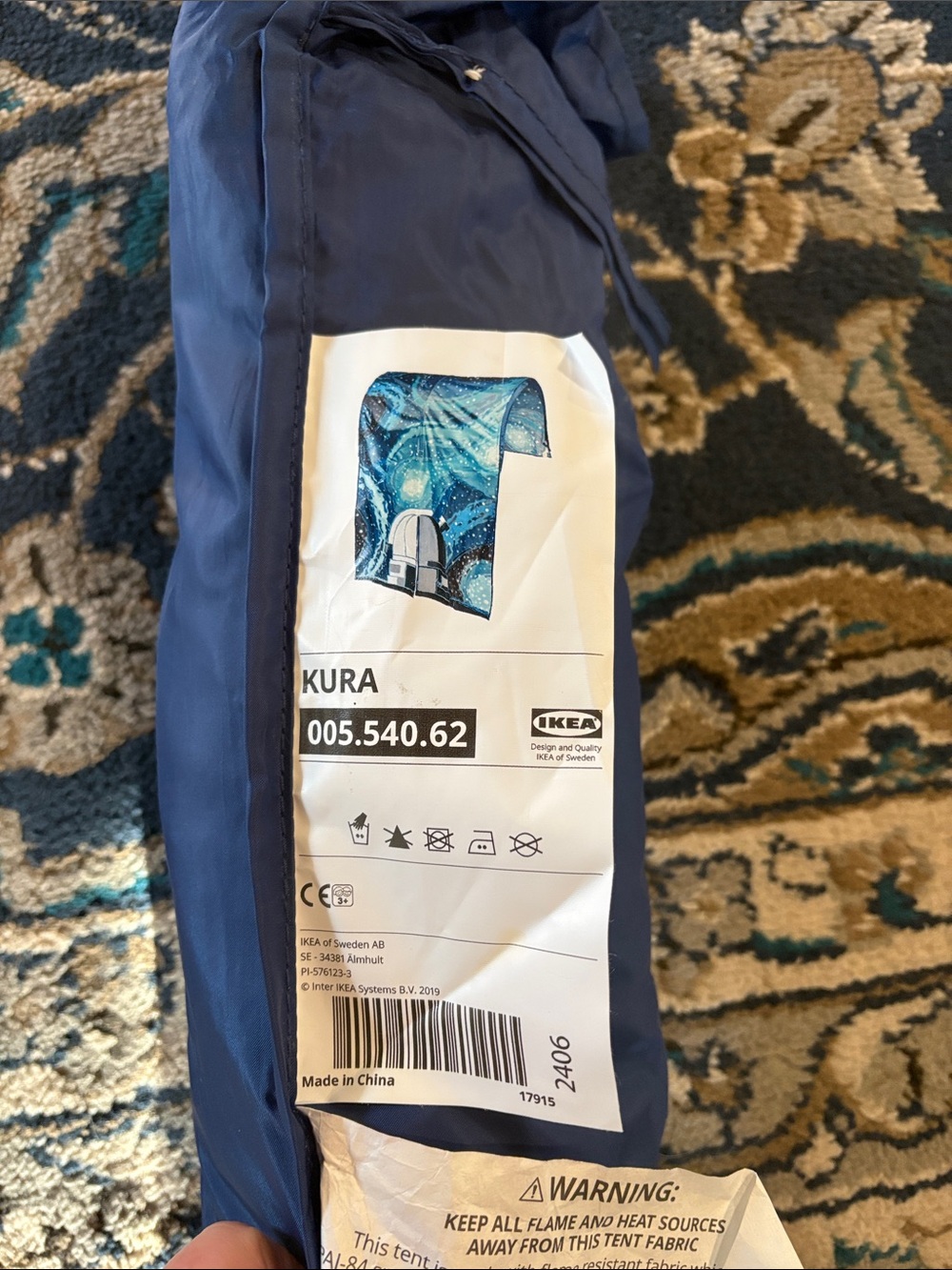 IKEA KURA Star  Canopy for bunk bed.